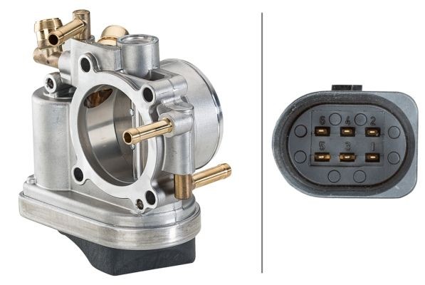 HELLA Corpo de borboleta 8UK 007 623-381 Corpo do acelerador HELLA Ford S-MAX 8UK 007 623-381