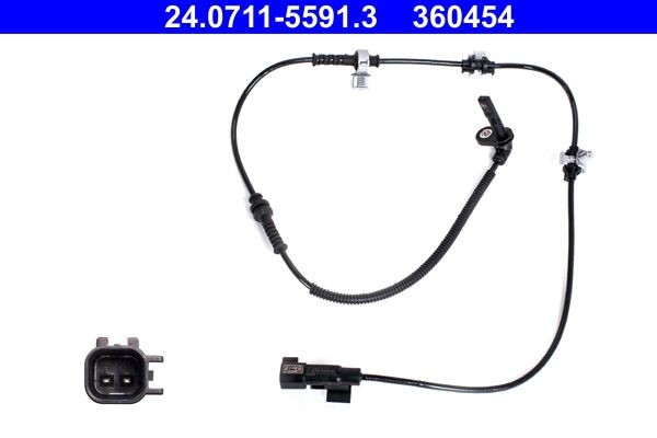 ATE Wielsnelheidssensor (ABS) 24.0711-5591.3 ATE 24.0711-5591.3 Wielsnelheidssensor (ABS) Opel Astra F35 goedkoop