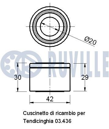 RUVILLE Stabilisatorstag 925206 925206 RUVILLE stabstag Saab 99