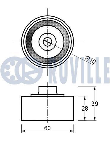 RUVILLE Rameno zavesenia kolies 938931 Rameno zavesenia kolies RUVILLE Kia K2700 938931