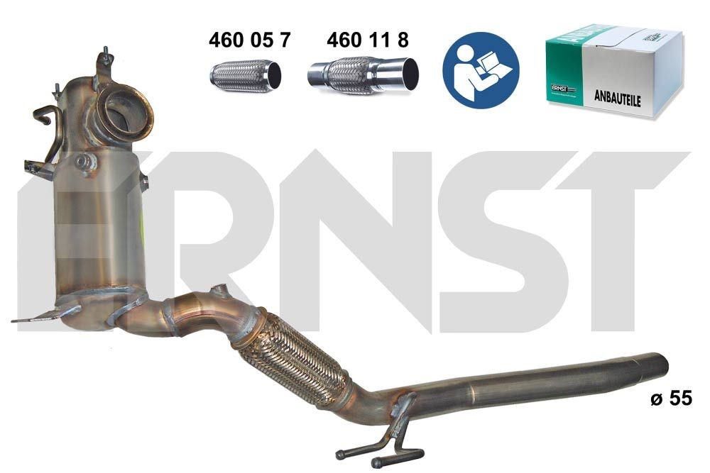 ERNST Partikelfilter (DPF) 920100 DPF-filter Volkswagen 2KB, 2KJ, 2CB, 2CJ 920100 ERNST