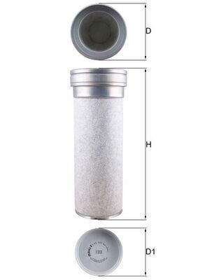 KNECHT Sekundärluftfilter LXS 361 LXS 361 Sekundärluftfilter KNECHT FORD Kosten