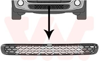 Grelha de ventilador, pára-choques VAN WEZEL 0518590 VAN WEZEL 0518590 Grelha de ventilador pára-choques MINI CLUBMAN 2024