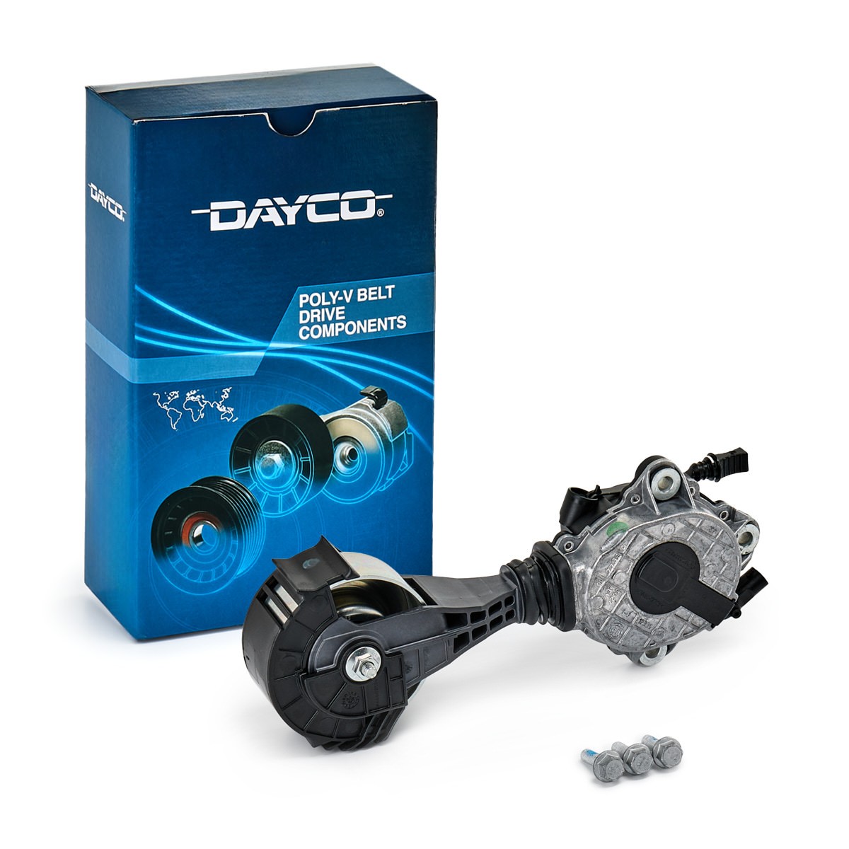 DAYCO Siksnas spriegotājs, Ķīļsiksna APV3627 Spriegotājsvira ķīļrievu siksna CHRYSLER DAYCO APV3627