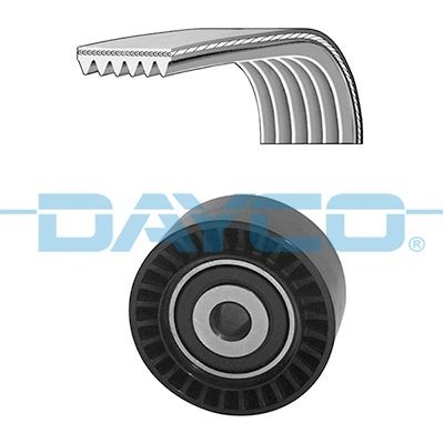 DAYCO Σετ ιμάντων poly-V KPV286 DAYCO KPV286 Σετ ιμάντων poly-v Citroen C3 Aircross 2 τιμες