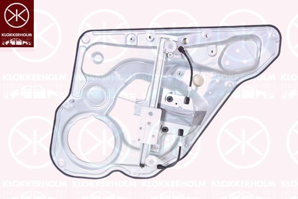 KLOKKERHOLM Rudehejs 66161704 66161704 Ruderegulator SEAT ARONA KLOKKERHOLM