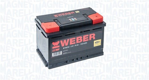 Startbatteri MAGNETI MARELLI 067070680004 MAGNETI MARELLI WEBER 067070680004 Bilbatteri Seat ALTEA 2017