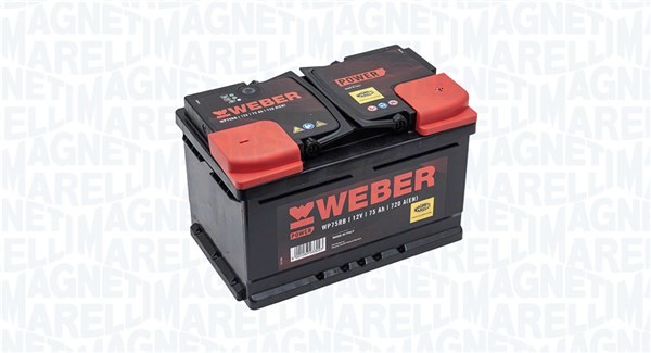 MAGNETI MARELLI Starterbatteri 067075720202 Bilbatteri MAGNETI MARELLI Rover 200 WEBER POWER 067075720202