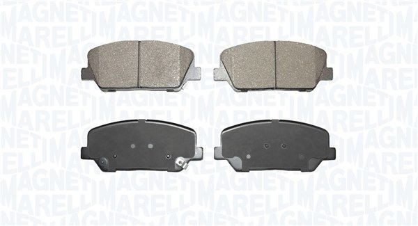 MAGNETI MARELLI Kit pastiglie freni 363916060900 363916060900 costo Pastiglie dei freni HYUNDAI ATOS MAGNETI MARELLI