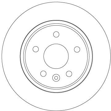 TRW Brake disc DF6846 DF6846 TRW performance brake discs VAUXHALL