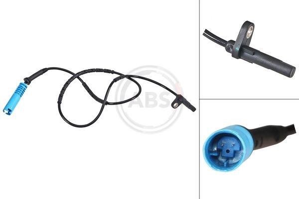 A.B.S. Sensor, rotações da roda 31594 A.B.S. 901376 Sensor, rotações da roda 31594