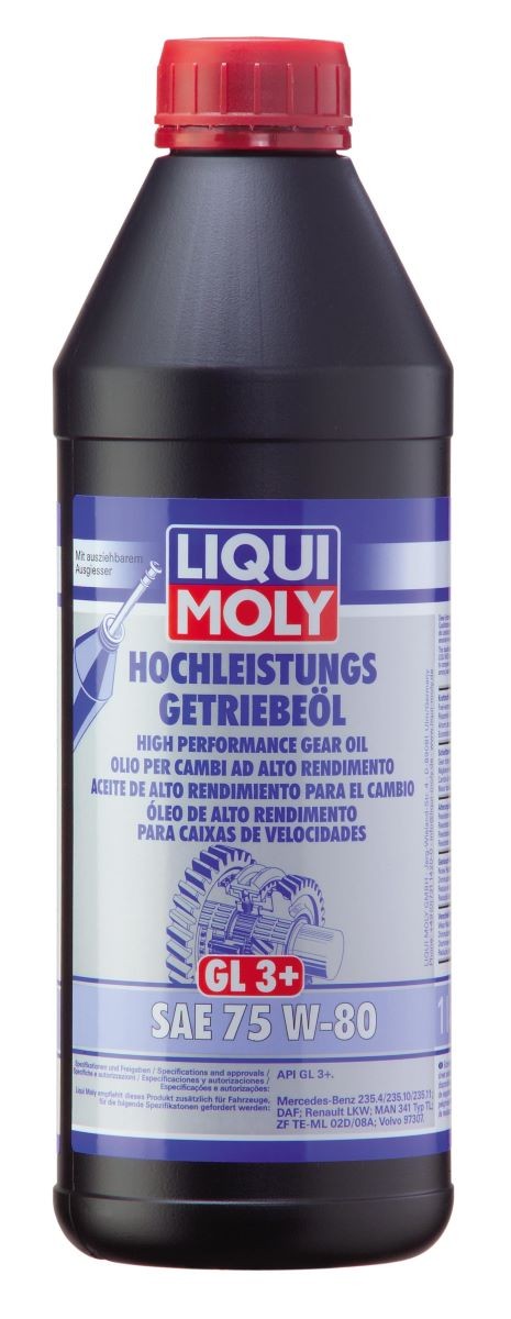 Λάδι κιβωτίου ταχυτήτων LIQUI MOLY 20464 LIQUI MOLY GL3+ 20464: Βαλβολίνες σασμαν Nissan TERRANO 2014