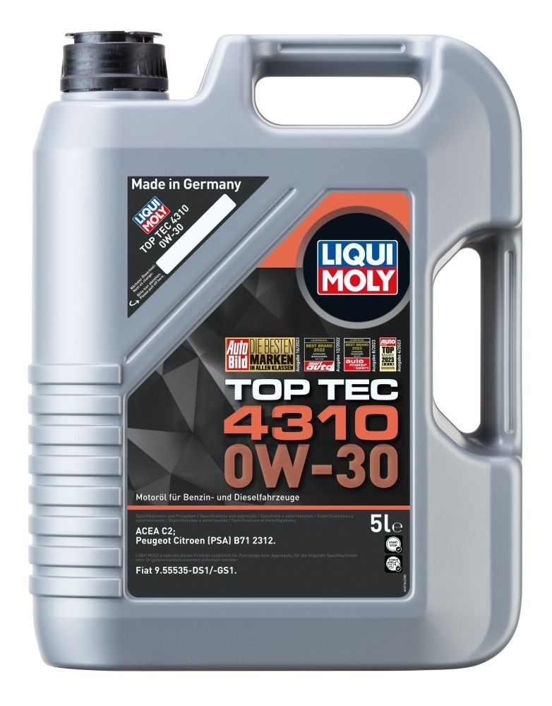LIQUI MOLY Λάδι κινητήρα 3736 LIQUI MOLY 3736 γνήσια Λάδι κινητήρα Peugeot 208 Van κόστος
