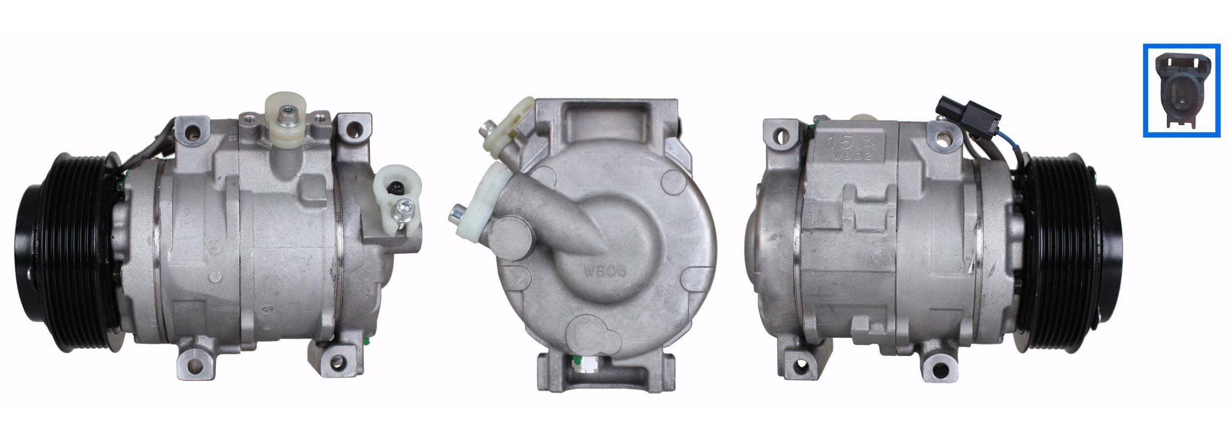 Compressor, ar condicionado ELSTOCK 51-1046 ELSTOCK 51-1046: Compressor de climatização Honda ACCORD 2010