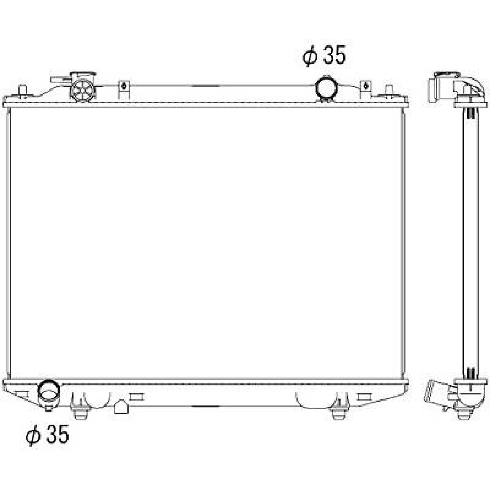 DIEDERICHS Radiateur DCM3900 DIEDERICHS DCM3900 Radiateur