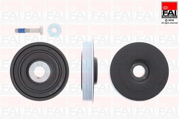 FAI AutoParts Riemschijvenset, krukas FVD1011K prijs Krukaspoelie Citroën BU_, BV_, BW_, BX_ FVD1011K FAI AutoParts