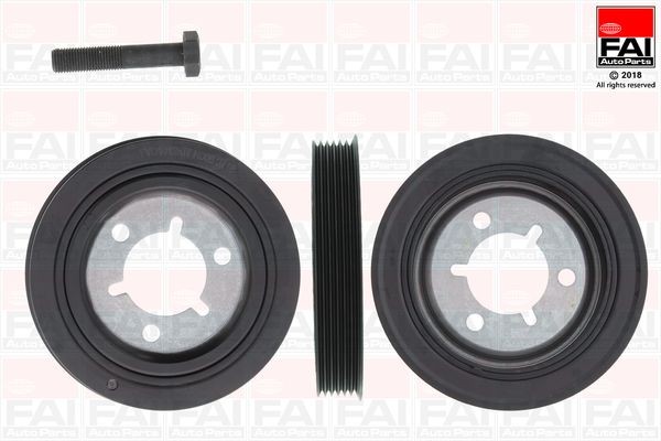 FAI AutoParts Σετ τροχαλίας ιμάντα, στροφαλοφόρος άξονας FVD1012K Τροχαλία στροφάλου Peugeot 7D, N3, N5 FVD1012K FAI AutoParts