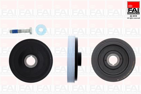 FAI AutoParts Sada remeníc, kľukový hriadel FVD1038K Remenica kľukového hriadeľa FAI AutoParts Fiat 500 FVD1038K