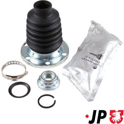 JP GROUP Paljekumisarja, vetoakseli 1143700910 Paljekumisarja, vetoakseli JP GROUP Etuakseli, oikea, Thermoplast