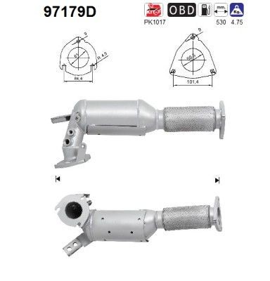 AS Katalyzátor 97179D AS 97179D Katalyzátor Volvo V70 SW originálne cena