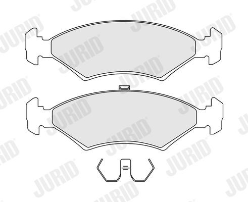 JURID Kit pastiglie freni 571536J JURID 571536J Kit pastiglie freni FERRARI Mondial Cabrio 3.0 234 CV 1987