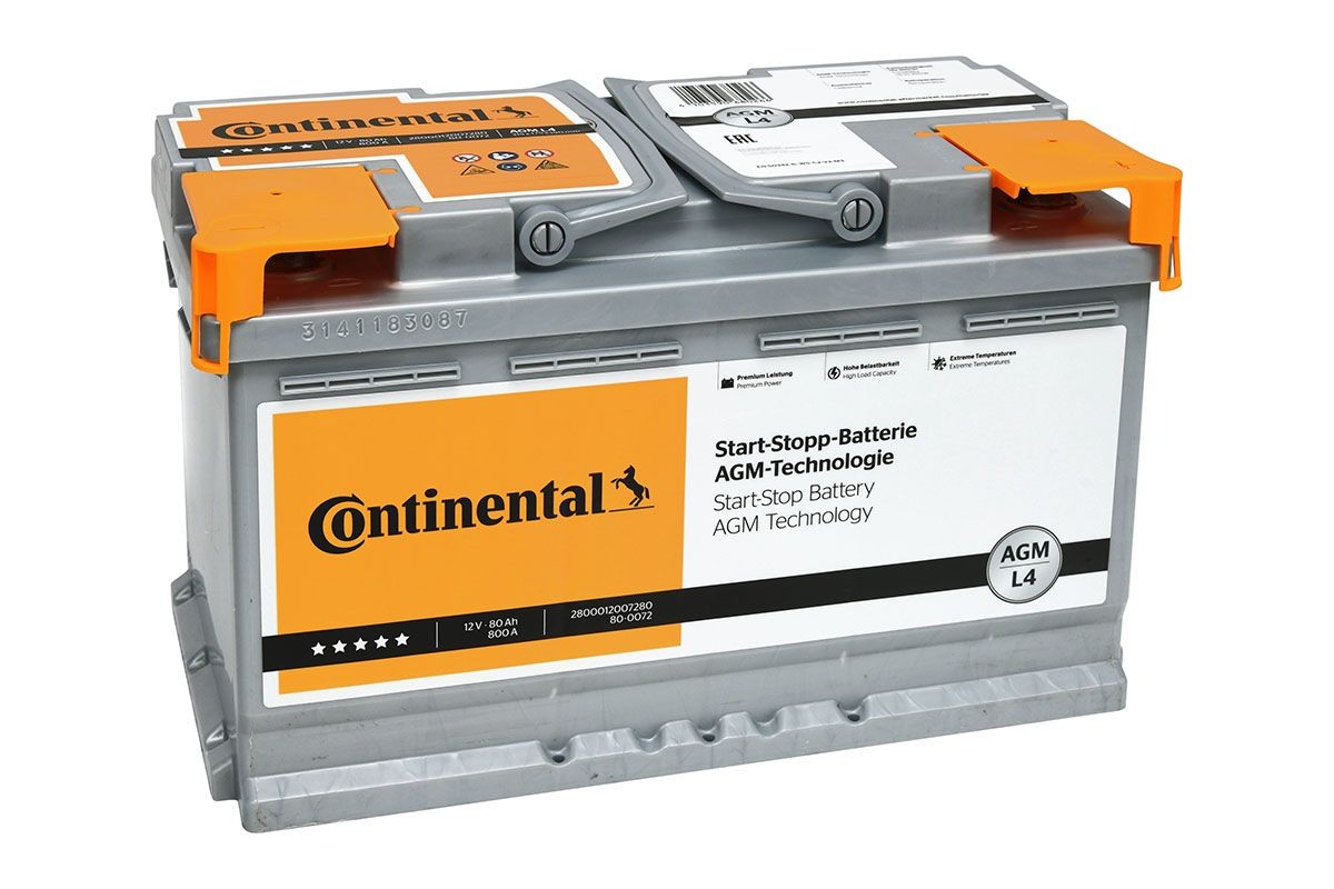 Continental Starterbatteri 2800012007280 Starterbatteri Continental STONIC 2800012007280 billig