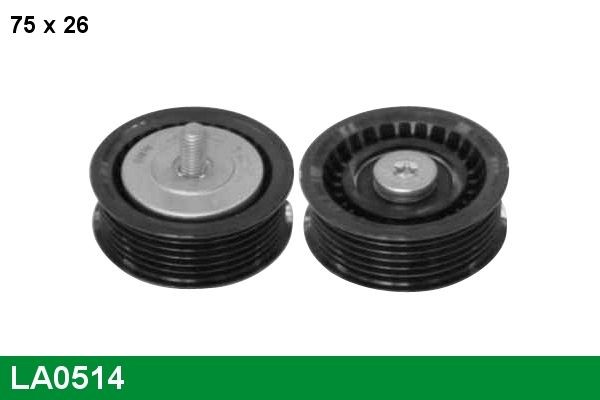 LUCAS Τροχαλία παρέκκλισης, ιμάντας poly-V LA0514 Τροχαλια αδρανειας LUCAS BMW Σειρά 3 LA0514