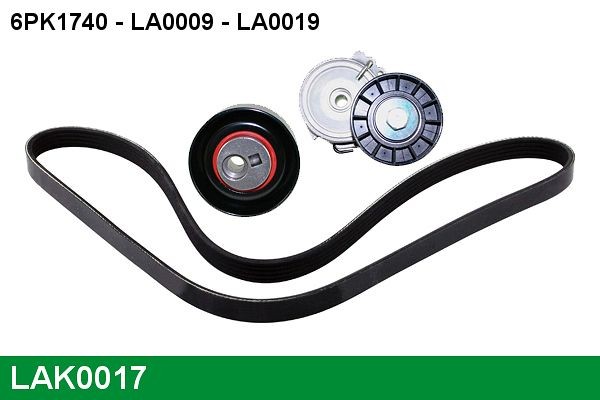 LUCAS Drivremssats LAK0017 PEUGEOT drivremskit LUCAS LAK0017