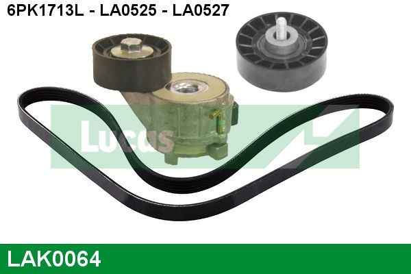 LUCAS Σετ ιμάντων poly-V LAK0064 Σετ ιμάντων poly-v LUCAS BIPPER LAK0064 φθηνά