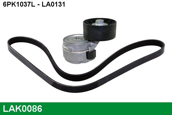 LUCAS Kit Cinghie Poly-V LAK0086 LAK0086 Kit cinghie poly-v LUCAS FIAT GRANDE PUNTO costo