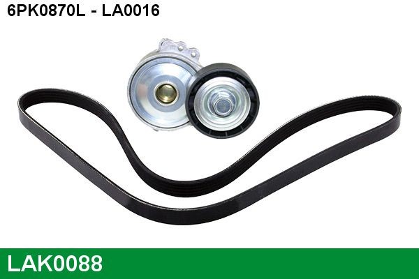 LUCAS Keilrippenriemensatz LAK0088 LAK0088 Keilrippenriemensatz FIAT DOBLO LUCAS kaufen