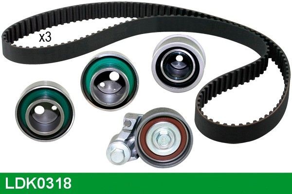 LUCAS Σετ οδοντωτού ιμάντα LDK0318 Οδοντωτός ιμάντας LUCAS Kia CEE'D LDK0318