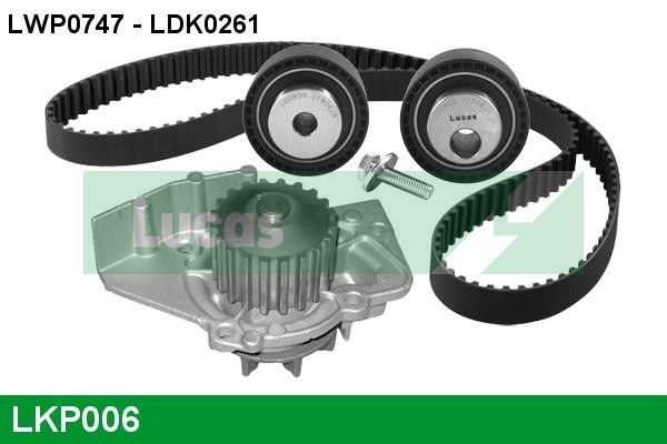 LUCAS Kamremssats med vattenpump LKP006 LKP006 Kamremssats med vattenpump LUCAS CHEVROLET CAPTIVA