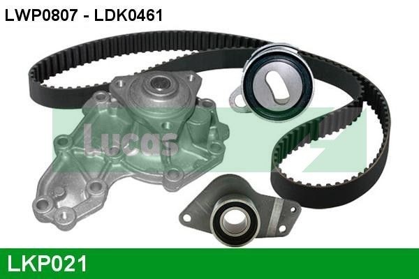 LUCAS Wasserpumpe + Zahnriemensatz LKP021 LKP021 LUCAS MINI Zahnriemensatz