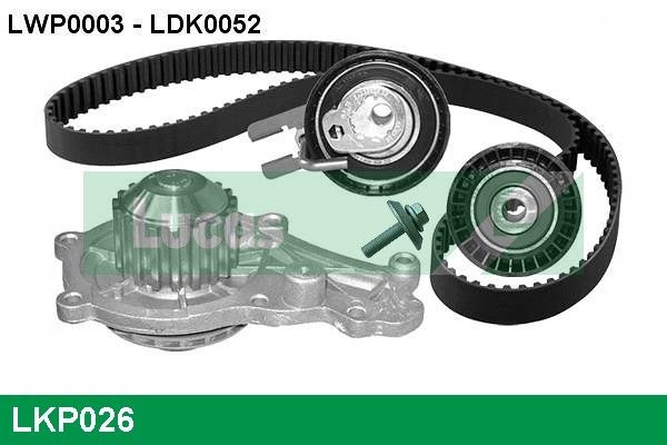 LUCAS Veepump + hammasrihmakomplekt LKP026 LUCAS Hammasrihma komplekt BMW LKP026