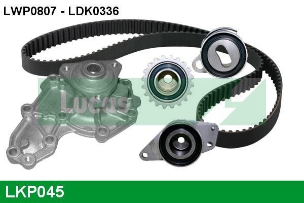 LUCAS Distributieriem set + waterpomp LKP045 LUCAS Distributieriem set met waterpomp KIA LKP045