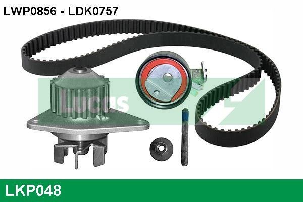 LUCAS Distributieriem set + waterpomp LKP048 Waterpomp en distributieriem OPEL LUCAS LKP048