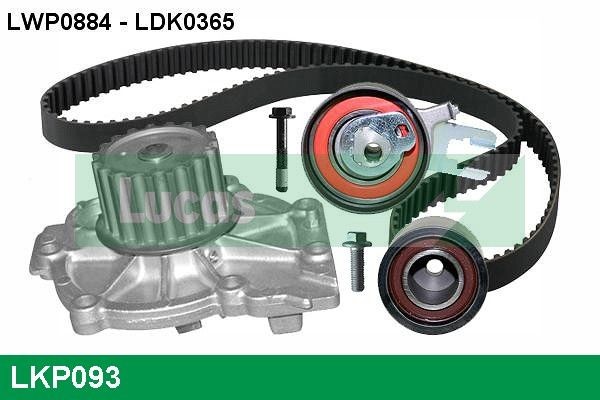 LUCAS Veepump + hammasrihmakomplekt LKP093 Hammasrihma komplekt LUCAS 850 LKP093 odav