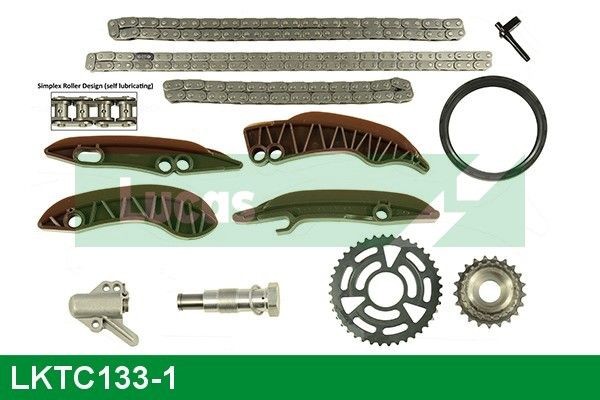 LUCAS Mootori keti komplekt LKTC133-1 LKTC133-1 Mootori keti komplekt LUCAS FORD TRANSIT CUSTOM