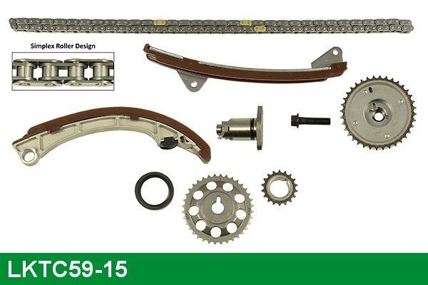 LUCAS Kit de chaîne de distribution LKTC59-15 Mercedes-Benz Classe A Kit chaîne LUCAS LKTC59-15
