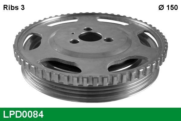 LUCAS Remskive, krumtapaksel LPD0084 Remskive til krumtapaksel LUCAS Fiat COUPE LPD0084