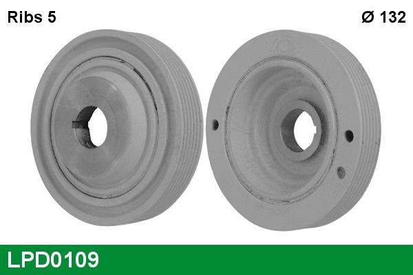 LUCAS Puleggia cinghia albero a gomiti LPD0109 LUCAS LPD0109 Puleggia motore Orion Mk3 (GAL) prezzo