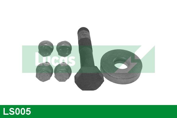 LUCAS Σετ βιδών, τροχαλία ιμάντα, στροφαλοφόρος άξονας LS005 LS005 LUCAS Βίδα τροχαλίας ιμάντα Fiat φθηνά