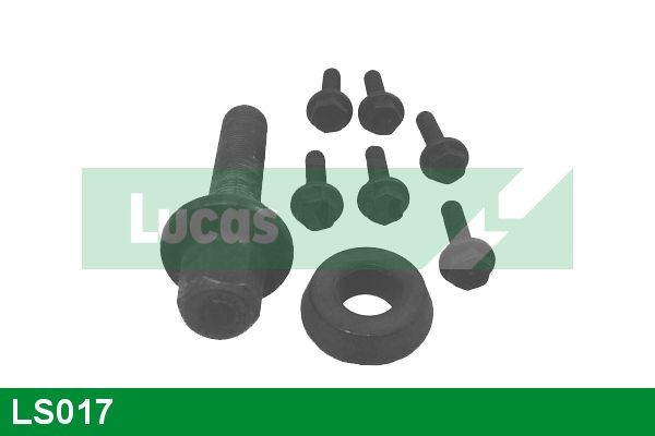 LUCAS Skruesæt, remskive-krumtap LS017 Remskiveskrue LUCAS Renault SCÉNIC LS017