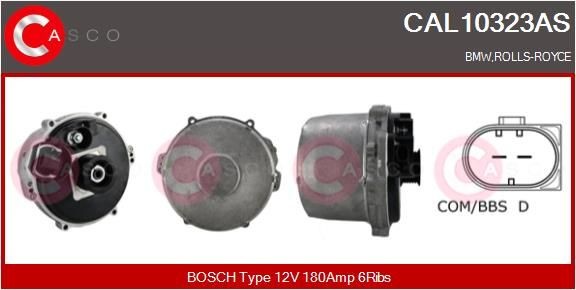 CASCO Alternateur CAL10323AS CASCO CAL10323AS Dynamo Wraith prix