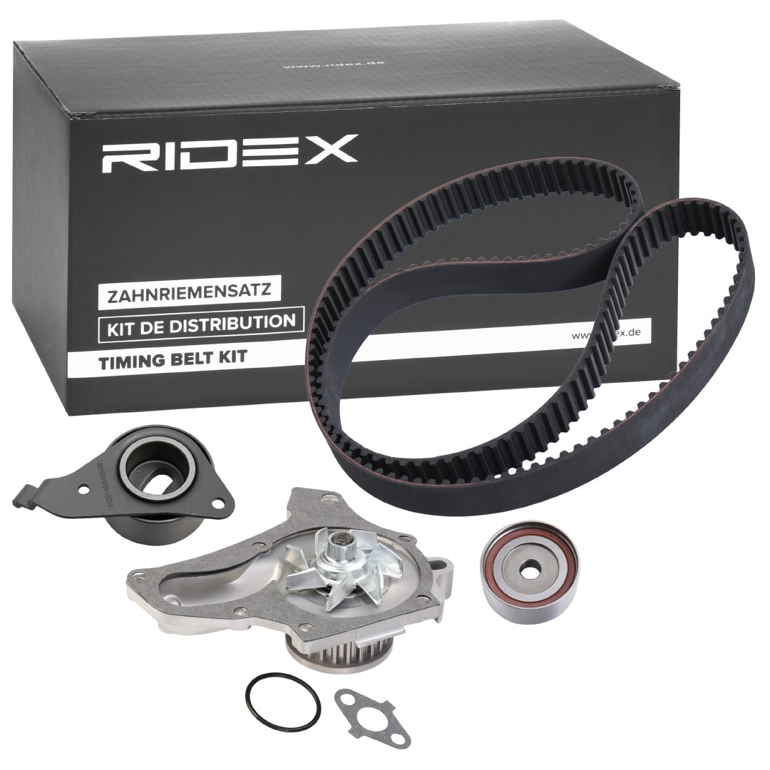 RIDEX Kamremssats med vattenpump 3096W0123 3096W0123 RIDEX vattenpump + kuggremssats TOYOTA AURIS