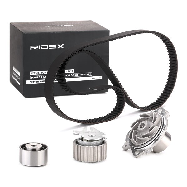 RIDEX Bomba de água + kit de correia dentada 3096W0124 Bomba de água + kit de correia dentada TOYOTA RIDEX 3096W0124