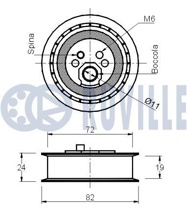 RUVILLE Coupelle d'amortisseur 826602 Coupelle de suspension RUVILLE ZX 826602 pas cher