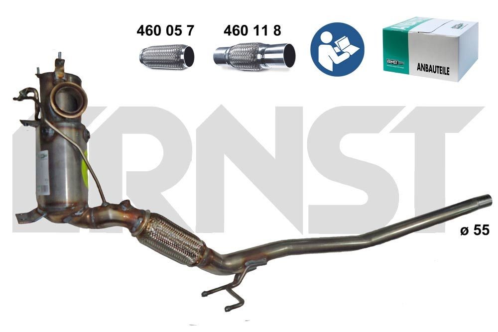 ERNST Filtre à particules 920087 Honda CIVIC Filtre à particules à suie échappement ERNST 920087