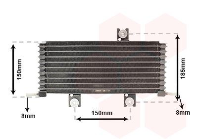 VAN WEZEL Engine oil cooler 13013711 VAN WEZEL 13013711 genuine Nissan X-Trail T31 oil cooler price